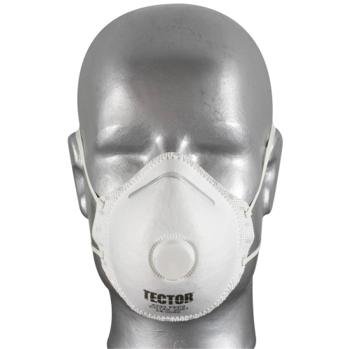 Tector Atemschutzmasken FFP2 mit Ventil Staubmasken 12 Stk.